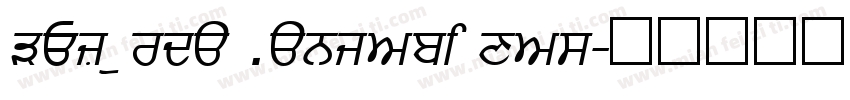 Roz Urdu Punjabi Nas字体转换
